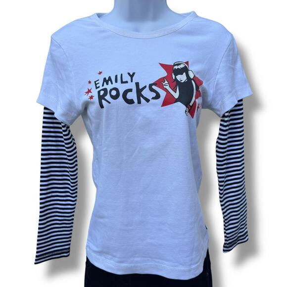 Emily The Strange Emily Rocks Built In Sleeves - Picture 2 of 4